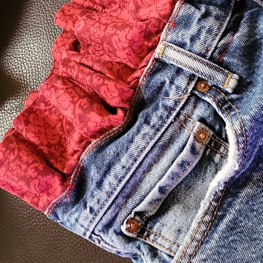 Upcycled Skirt Molly Made It Drahonfly And Ruffles - Picture 4 of 10